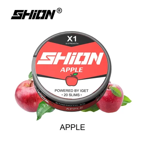 IGET SHION X1 Nicotine Pouch 6mg - Apple