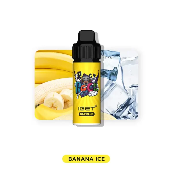 banana ice IGET Bar Plus 6000 Puffs