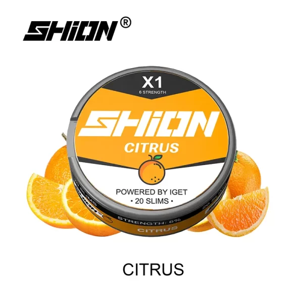 IGET SHION X1 Nicotine Pouch 6mg - Citrus