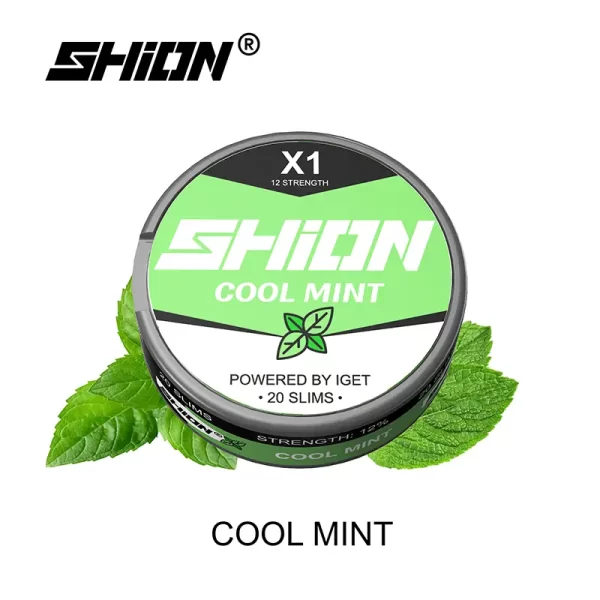 IGET SHION X1 Nicotine Pouch 12mg - Cool mint