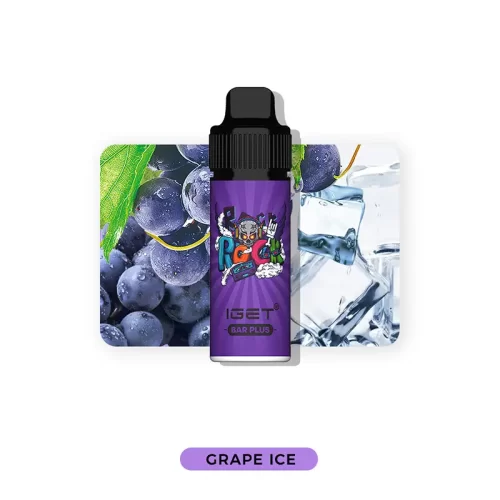 Grape Ice IGET Bar Plus 6000 Puffs