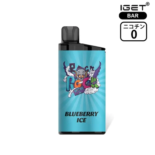 ブルーベリー氷(Blueberry Ice) - IGET Bar 3500 Puffs ニコチン0