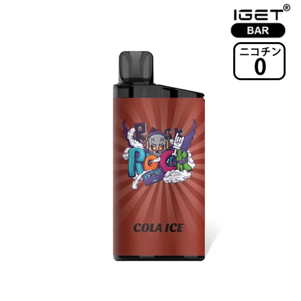 コーラ・アイス(Cola Ice) - IGET Bar 3500 Puffs ニコチン0