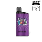 グレープアイス(Grape Ice) - IGET Bar 3500 Puffs ニコチン0