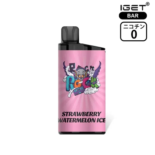 ストロベリー・スイカ氷(Strawberry Watermelon Ice) - IGET Bar 3500 Puffs ニコチン0