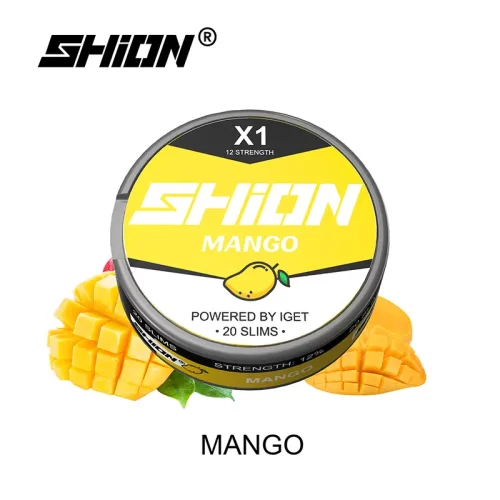 IGET SHION X1 Nicotine Pouch 12mg - Mango