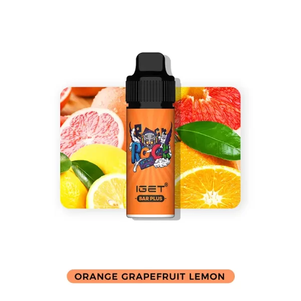 Orange Grapefruit Lemon IGET Bar Plus 6000 Puffs