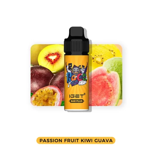 Passion Fruit Kiwi Guava IGET Bar Plus 6000 Puffs