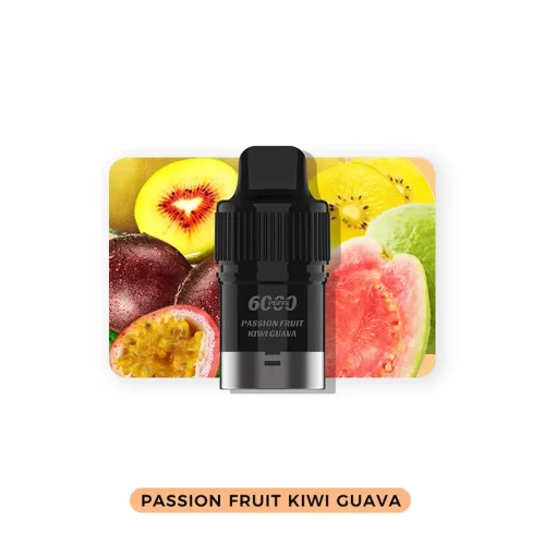 Passion Fruit Kiwi Guava IGET Bar Plus Pod 6000 Puffs