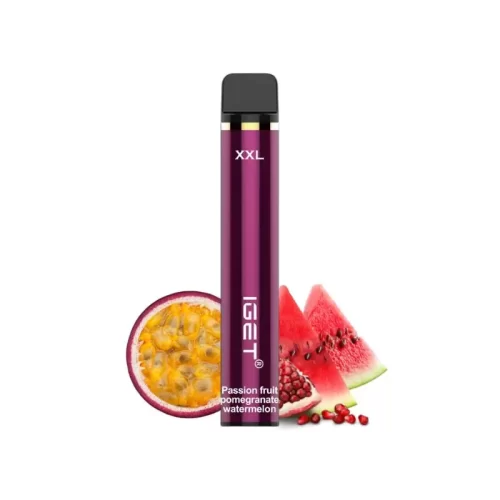 Passion Fruit Pomegranate Watermelon IGET XXL 1800 Puffs