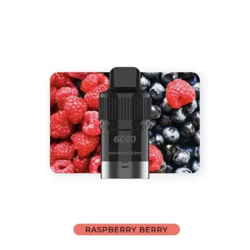 Raspberry Berry IGET Bar Plus Pod 6000 Puffs