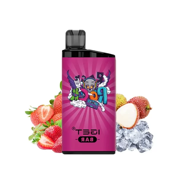 ストロベリー・ライチ・アイス (Strawberry Lychee Ice) – IGET Bar 3500 Puffs